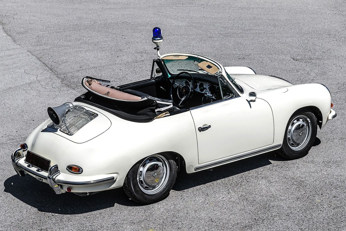 Porsche 356 C Cabrio Polizei