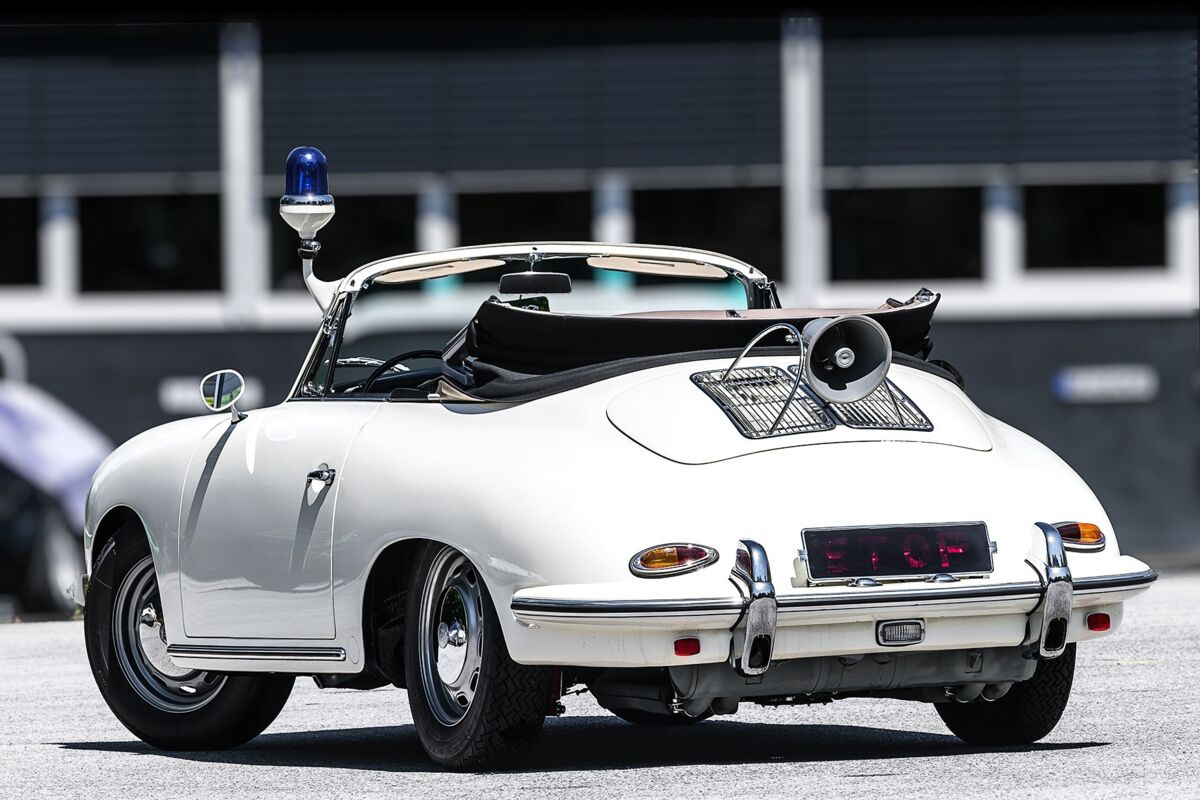 Porsche 356 C Cabrio Polizei