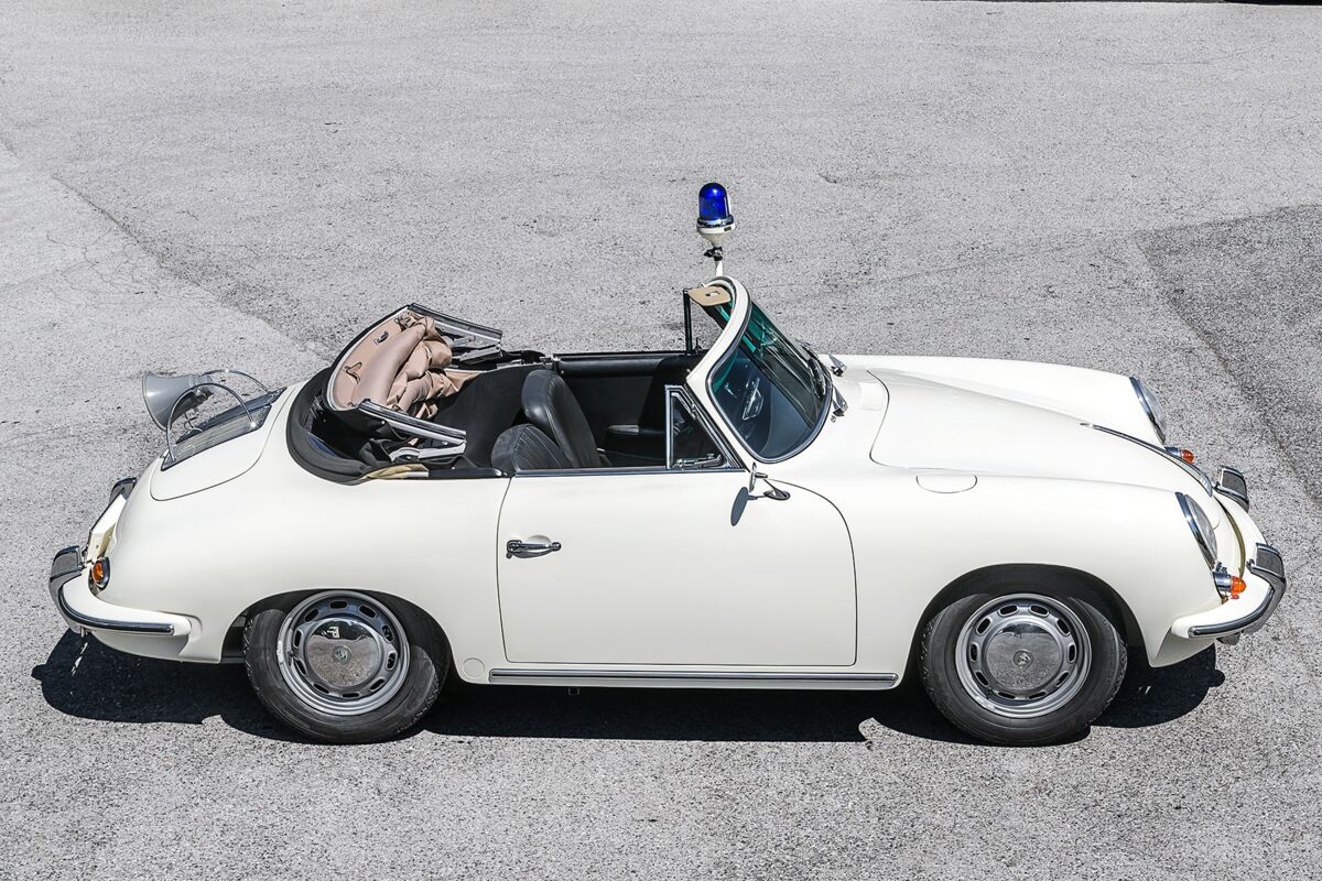 Porsche 356 C Cabrio Polizei