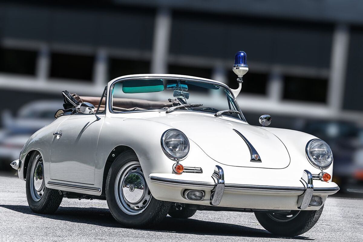 Porsche 356 C Cabrio Polizei