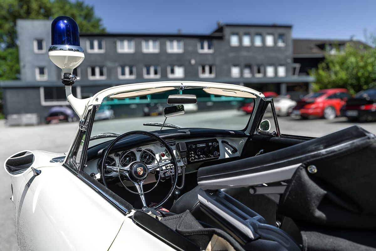 Porsche 356 C Cabrio Polizei