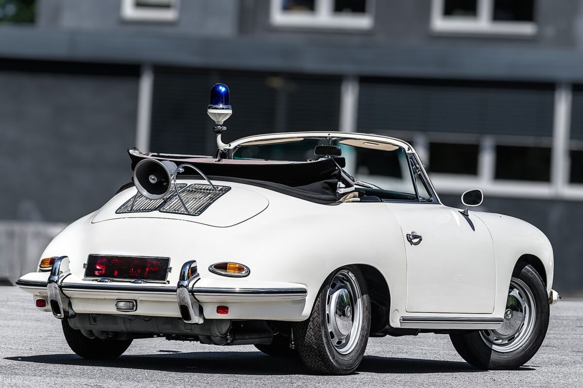 Porsche 356 C Cabrio Polizei