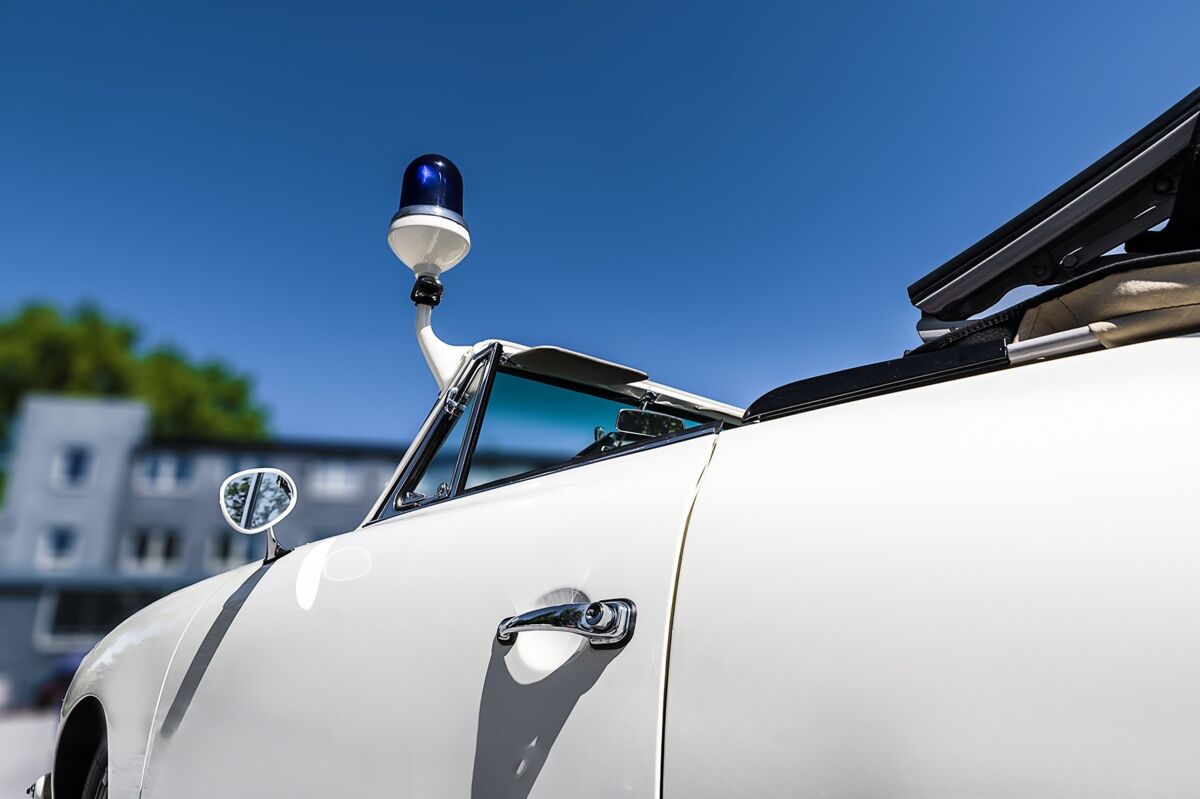 Porsche 356 C Cabrio Polizei