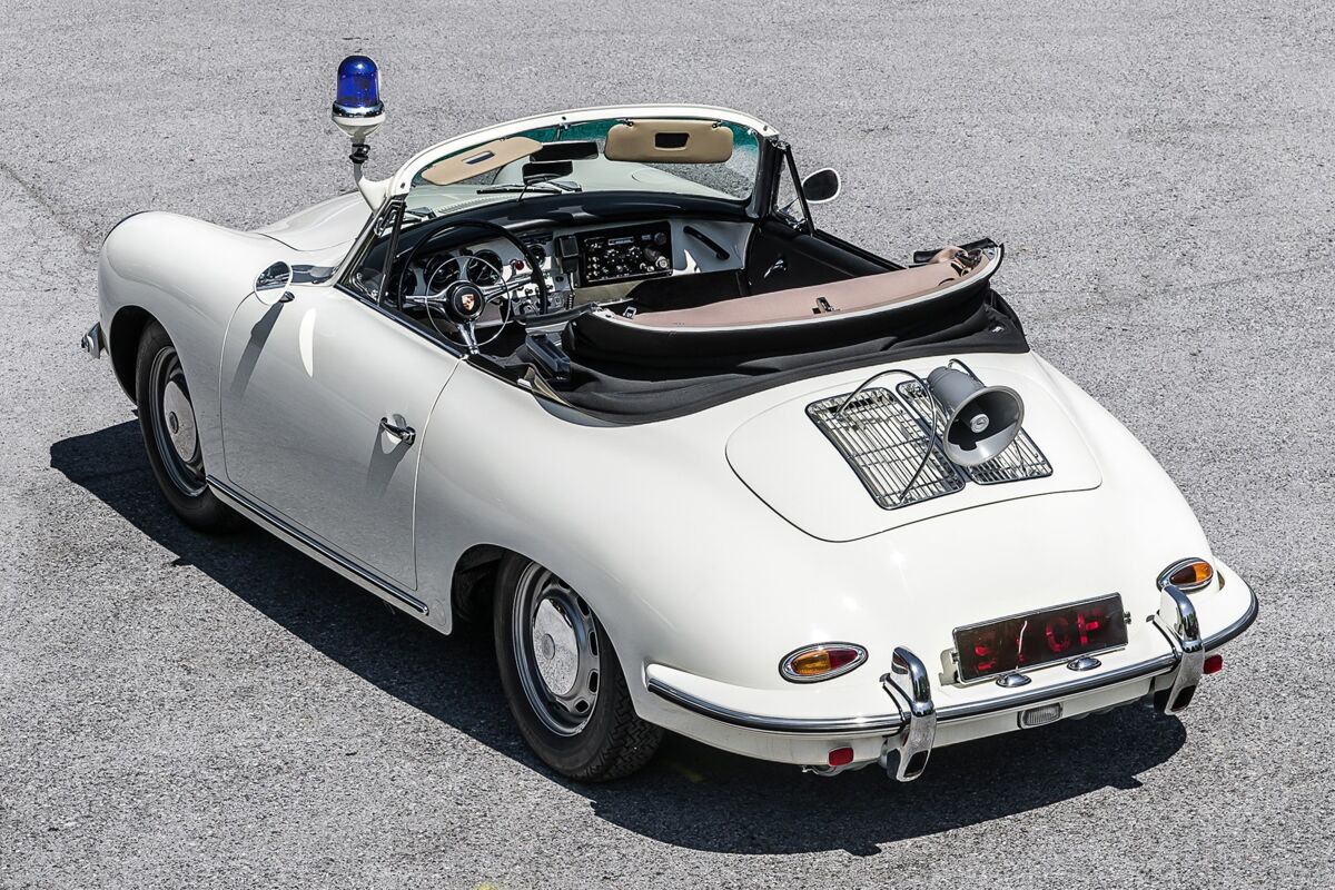 Porsche 356 C Cabrio Polizei