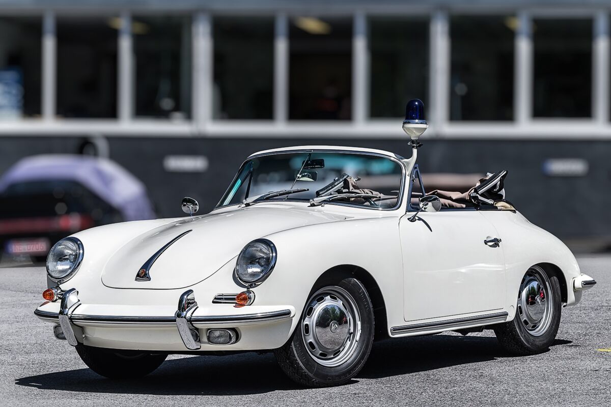 Porsche 356 C Cabrio Polizei