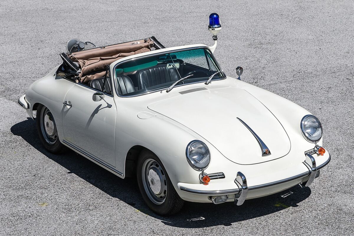 Porsche 356 C Cabrio Polizei