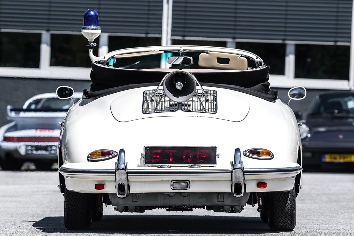 Porsche 356 C Cabrio Polizei